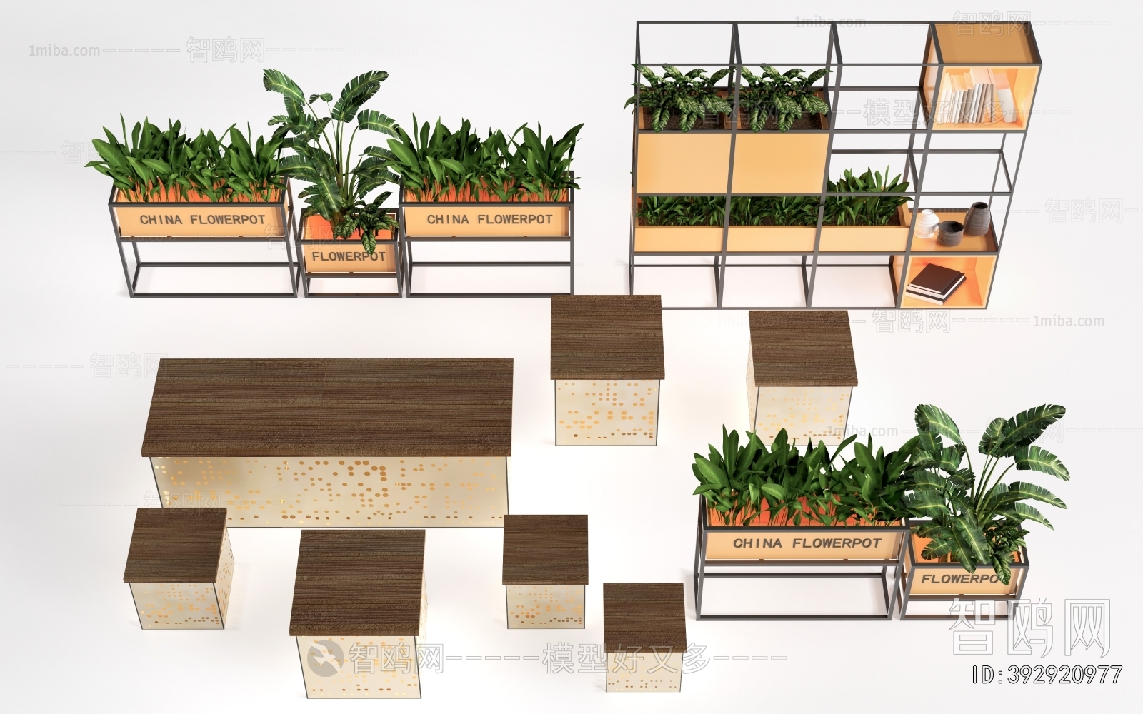 Modern Flower Bed, Flower Bowl, Flower Box