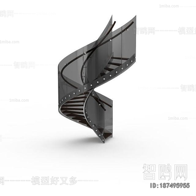 Modern Rotating Staircase