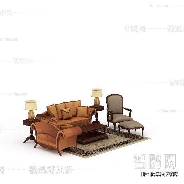 European Style Sofa Combination