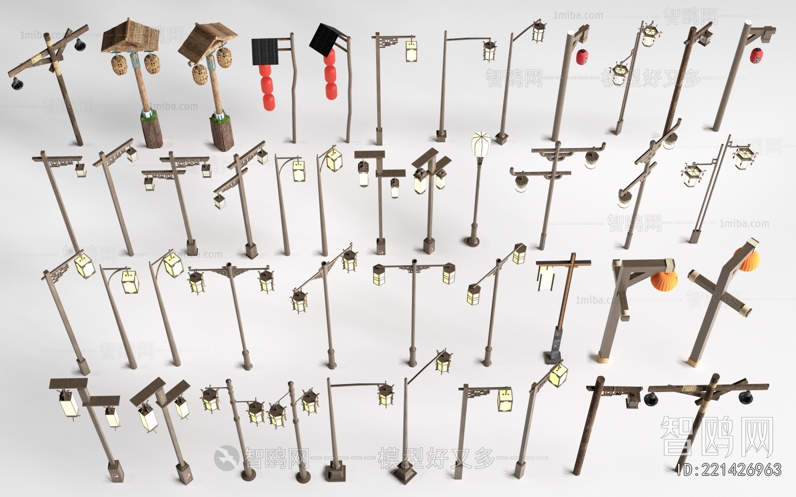 New Chinese Style Outdoor Light