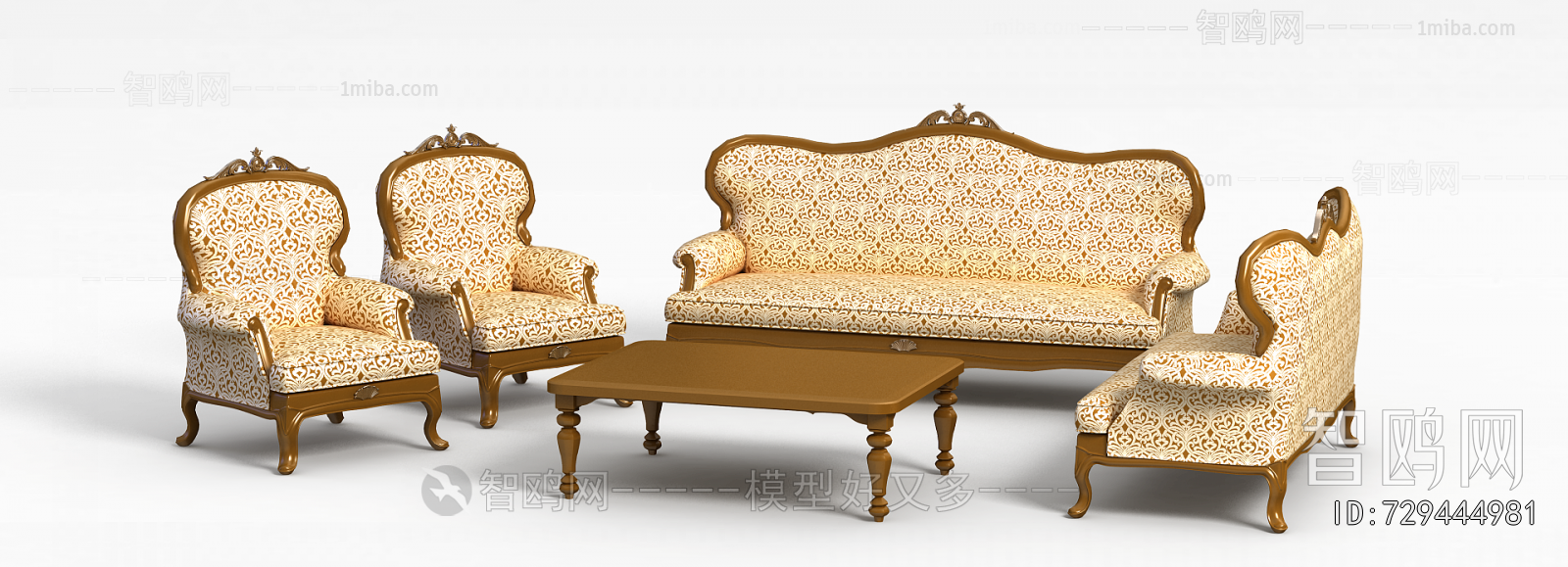 European Style Sofa Combination