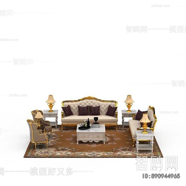 European Style Sofa Combination