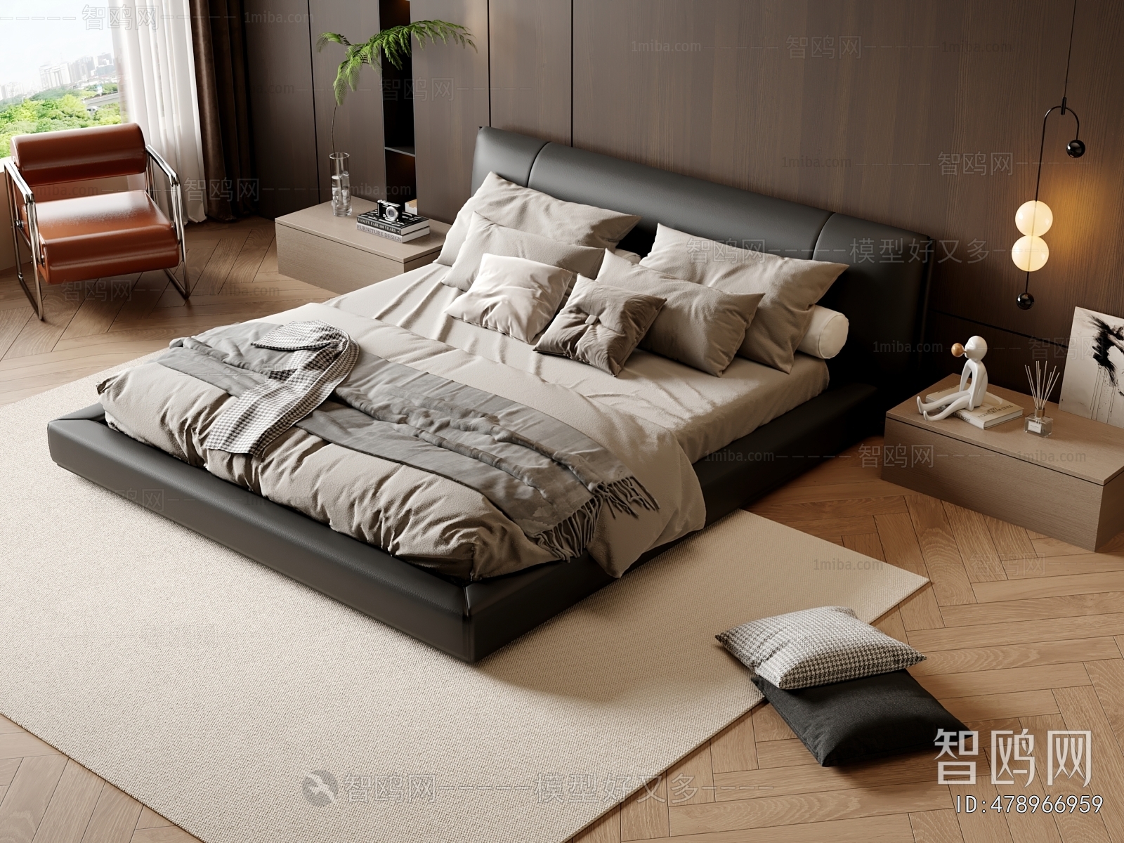 Modern Double Bed