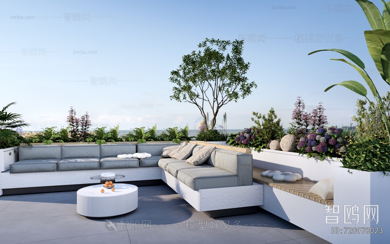 Modern Outdoor Sofa