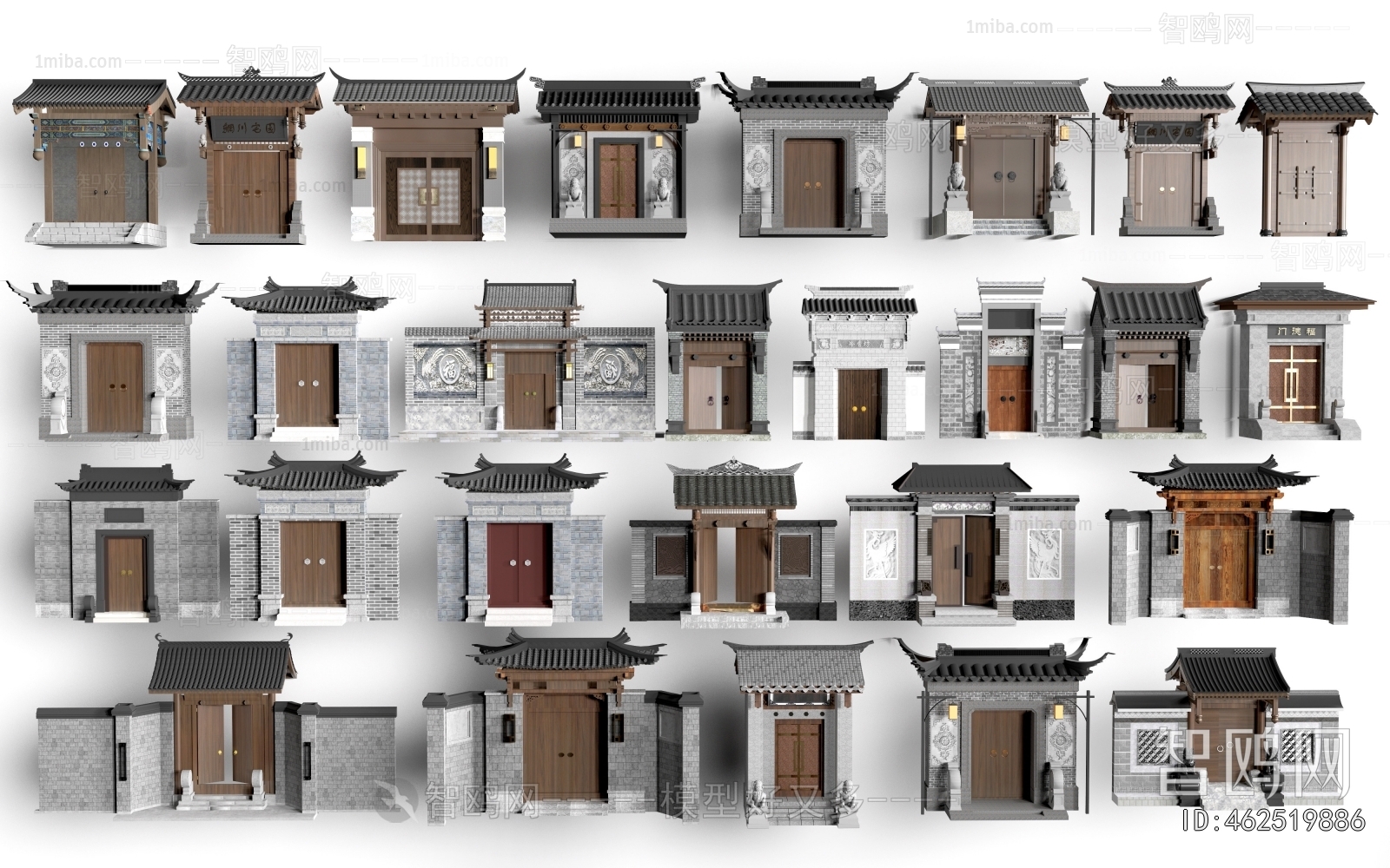 New Chinese Style Facade Element