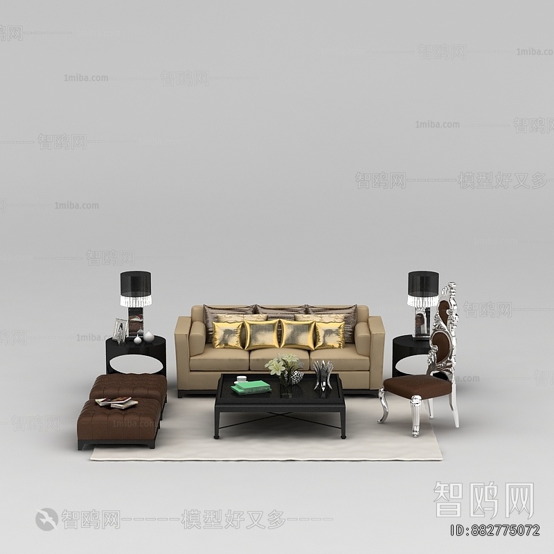 European Style Sofa Combination