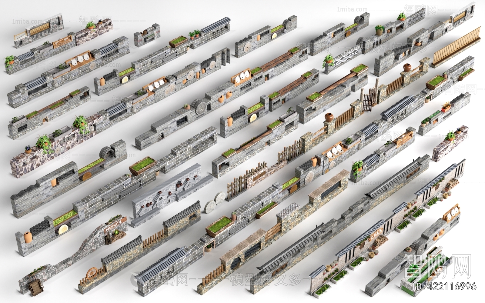 New Chinese Style Landscape Wall