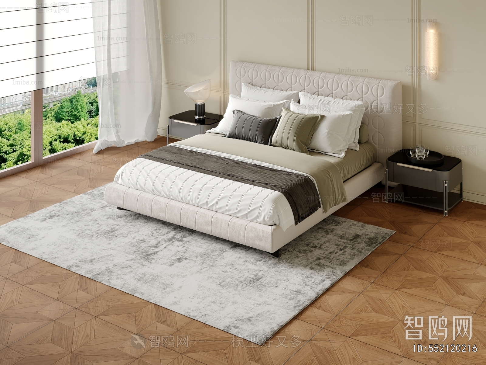 Modern Double Bed