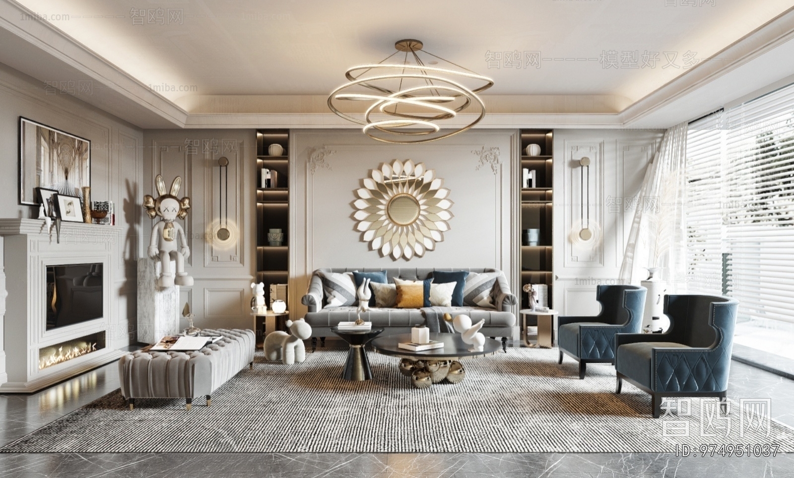 American Style A Living Room