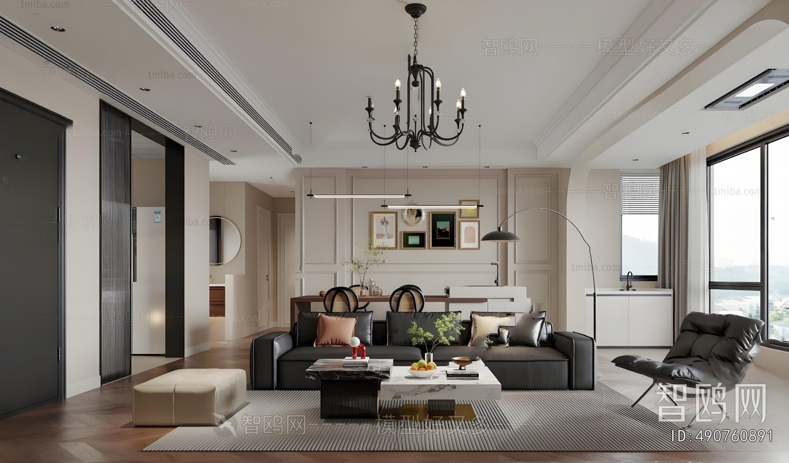 American Style A Living Room