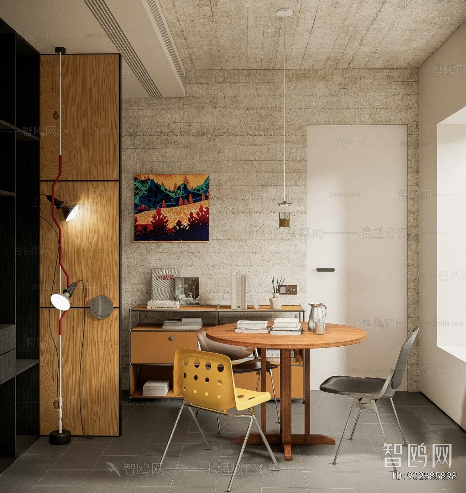 Wabi-sabi Style Dining Room