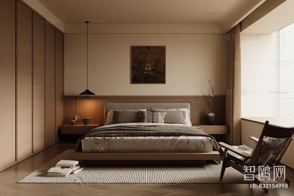 Wabi-sabi Style Bedroom