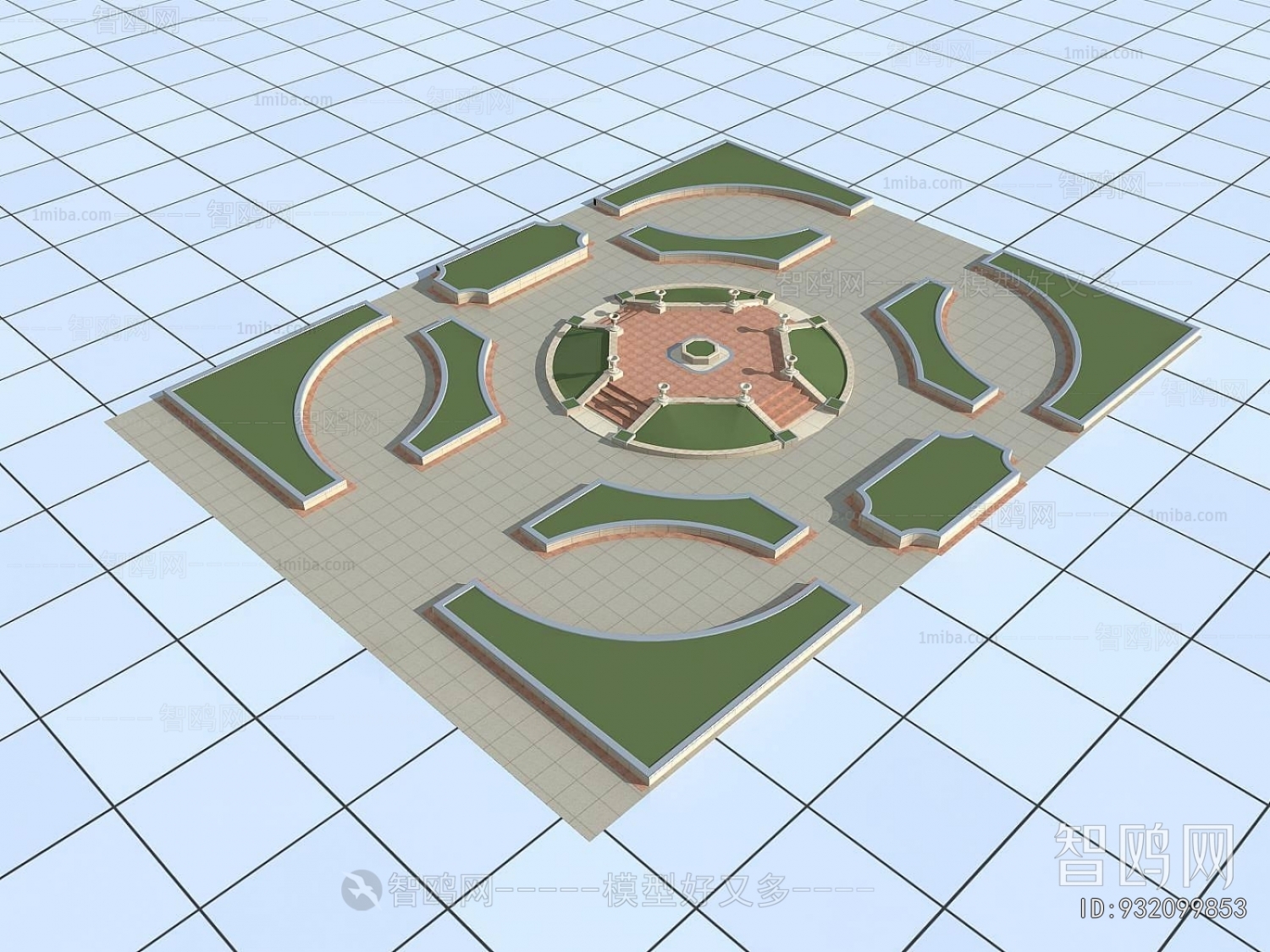 Modern Park Landscape