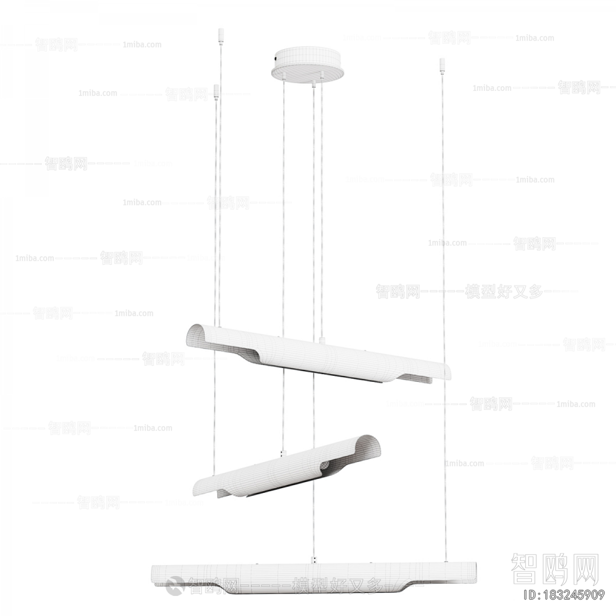 Modern Long Chandelier