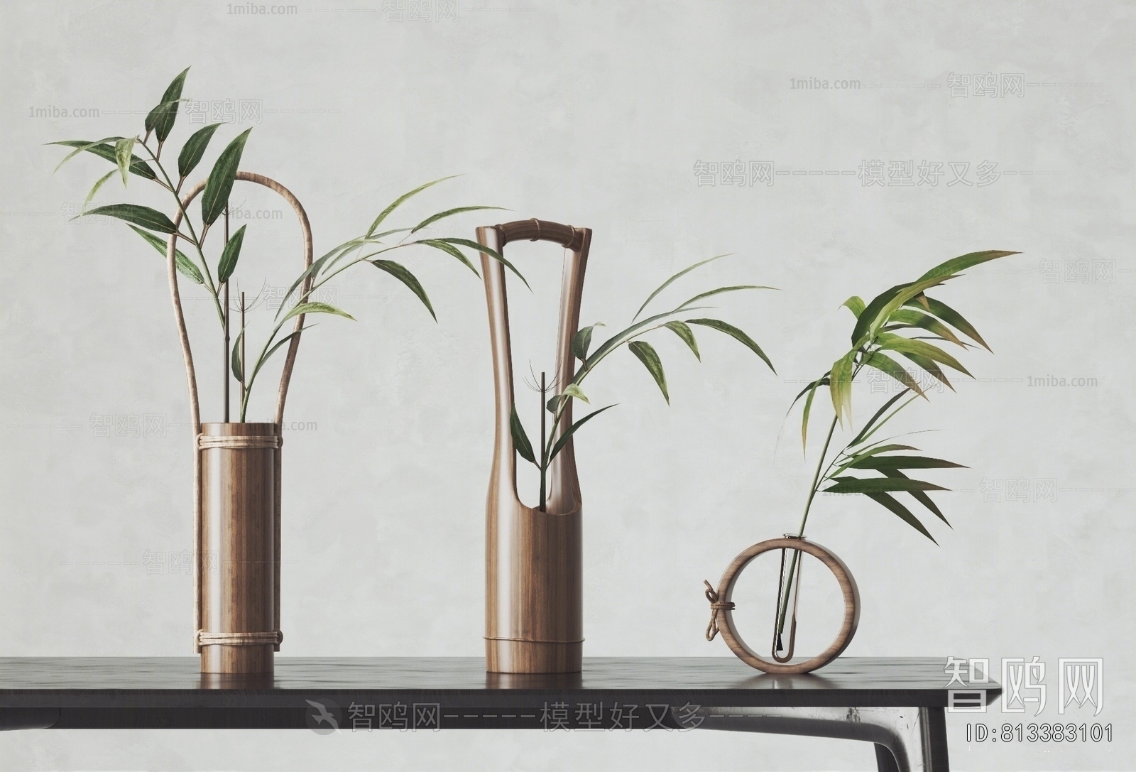 Modern Aquatic Green Plant