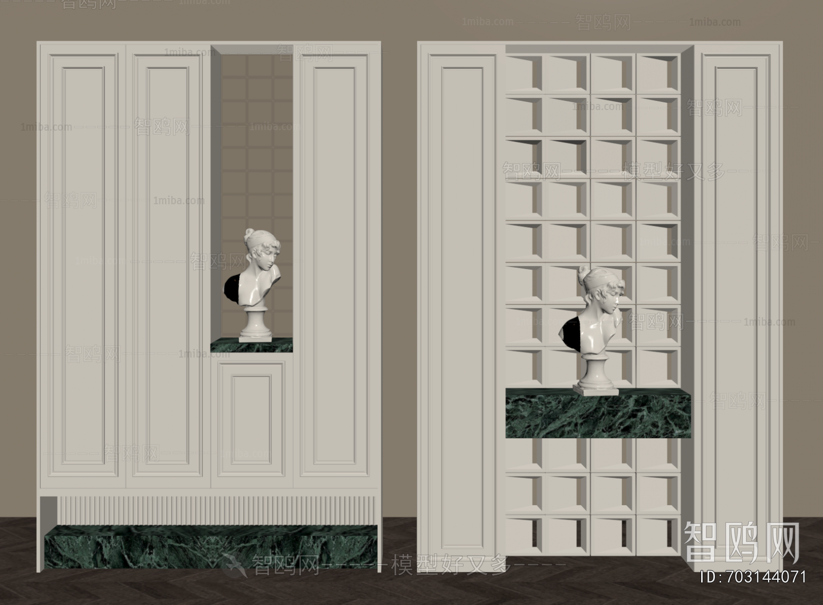 French Style Hallway