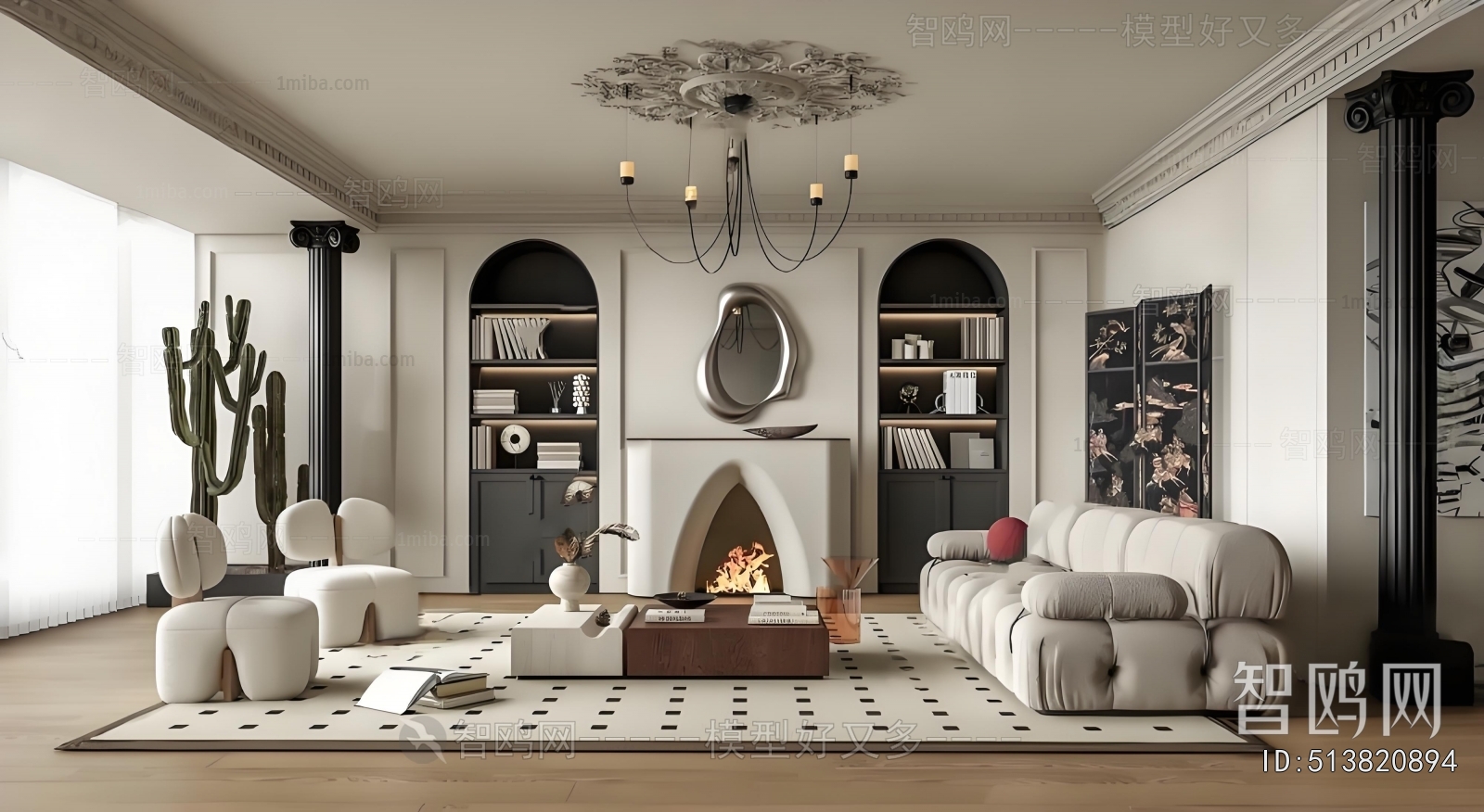 French Style A Living Room