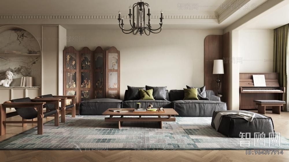 French Style A Living Room