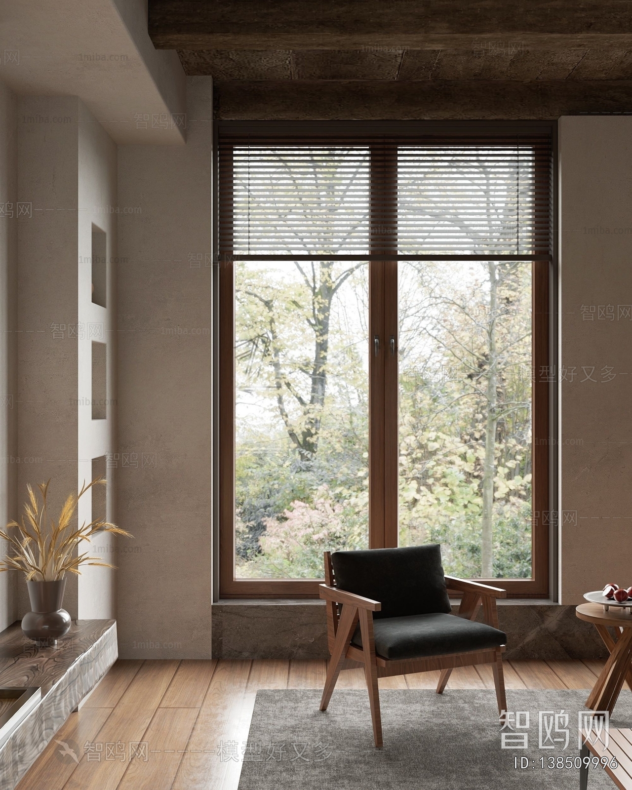 Wabi-sabi Style A Living Room