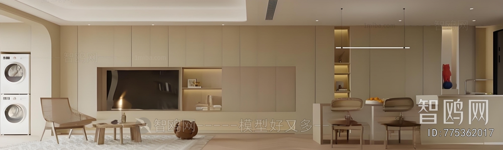 Wabi-sabi Style A Living Room