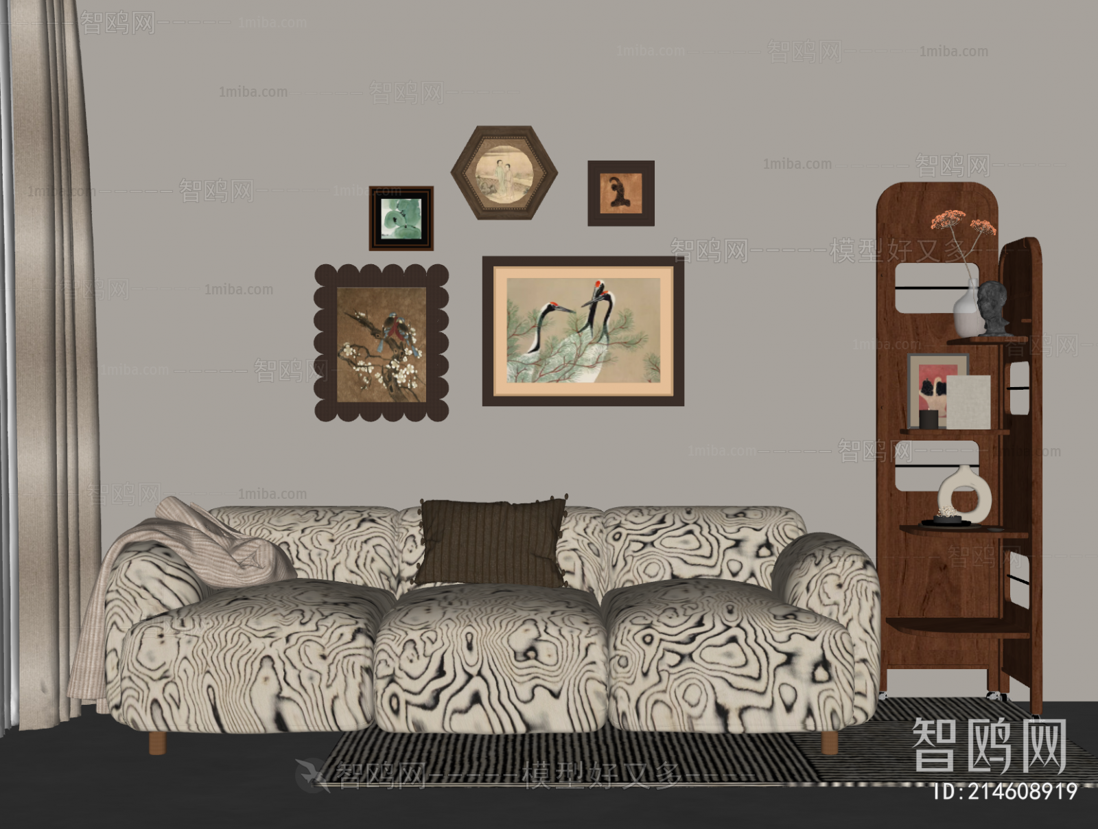 Modern Three-seat Sofa