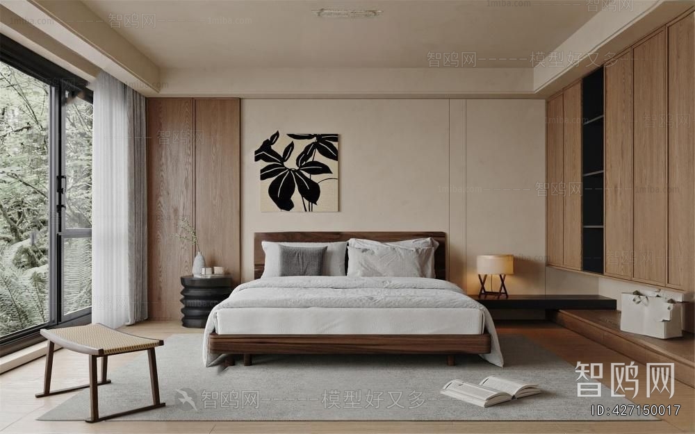 Wabi-sabi Style Bedroom