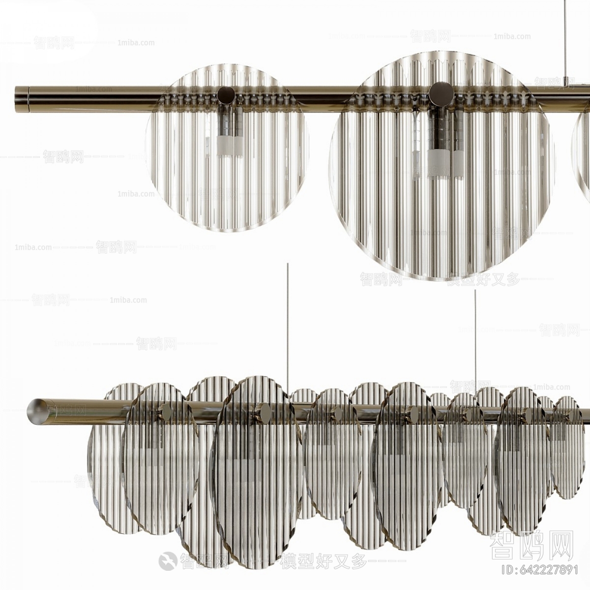 Modern Long Chandelier