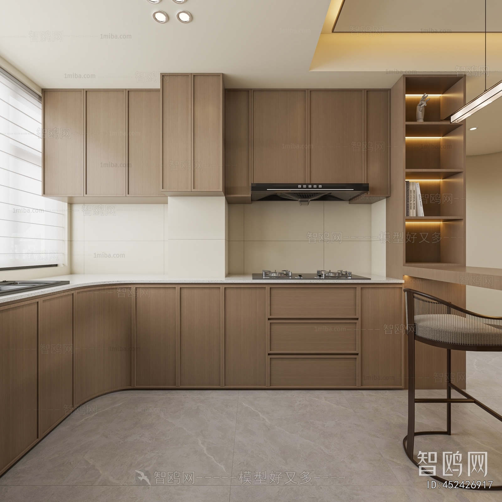 New Chinese Style Open Kitchen