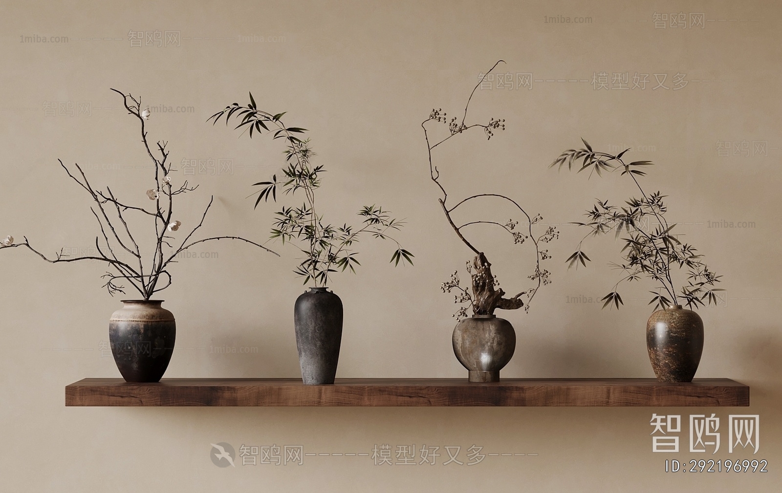 Wabi-sabi Style Dried Branch