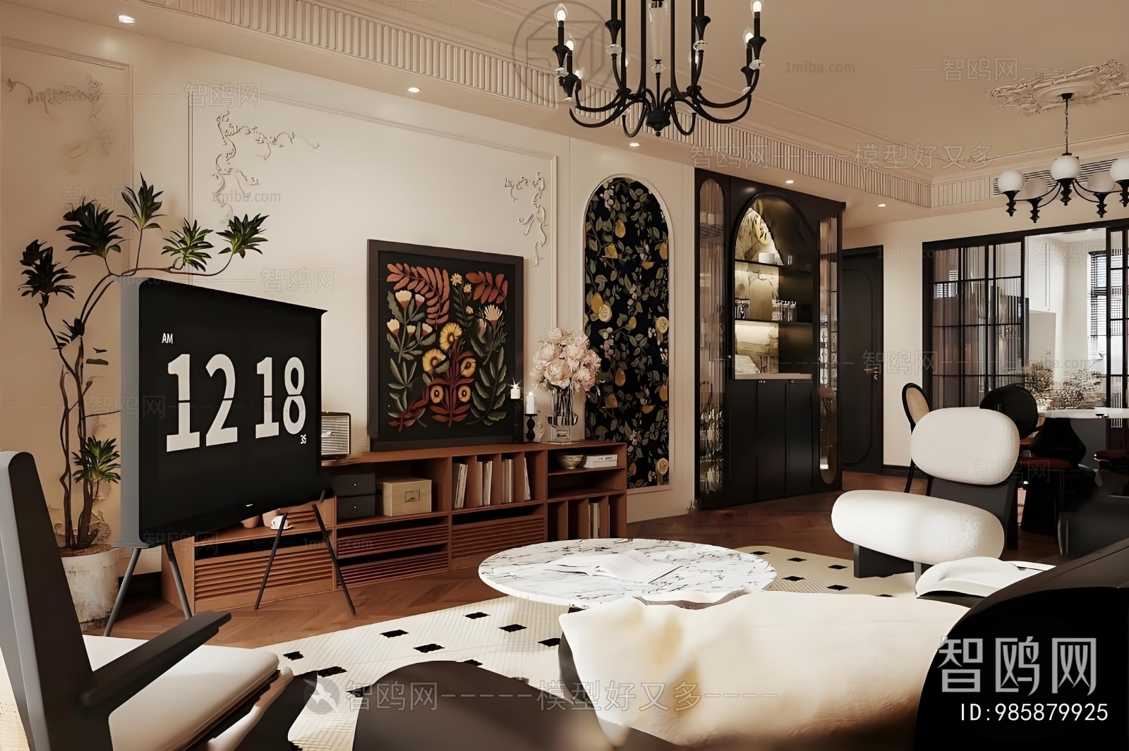 French Style A Living Room