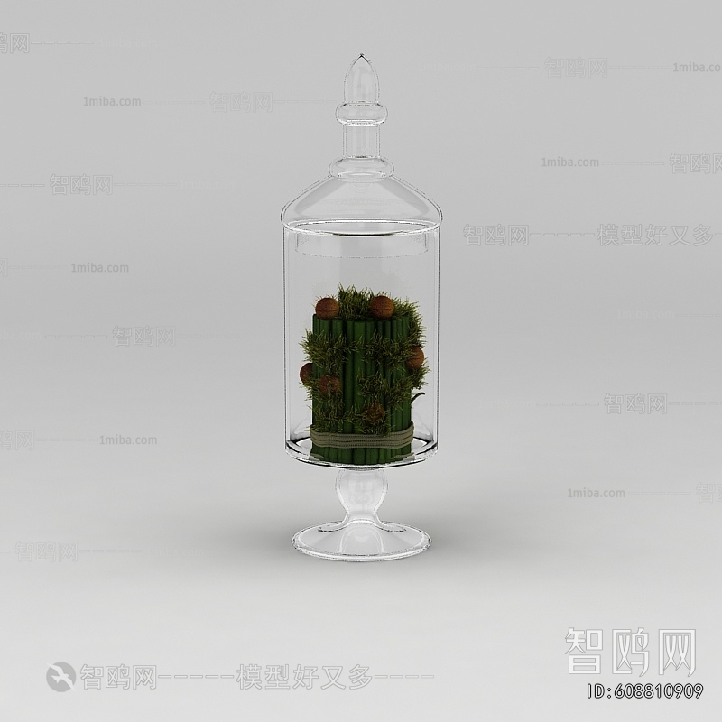 European Style Potted Green Plant