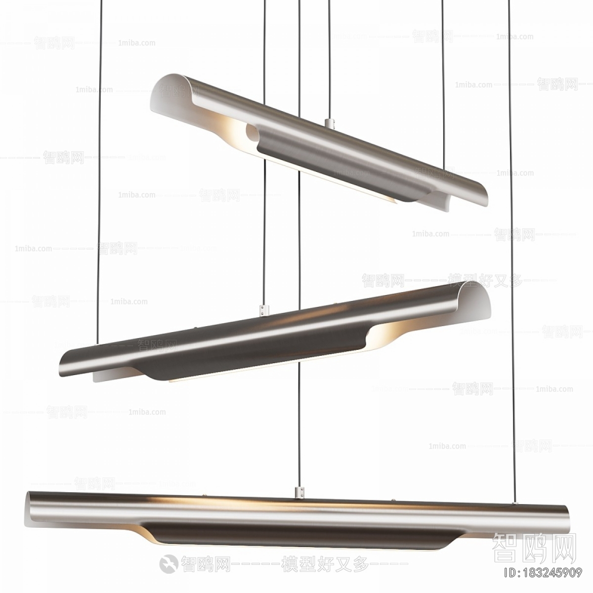 Modern Long Chandelier