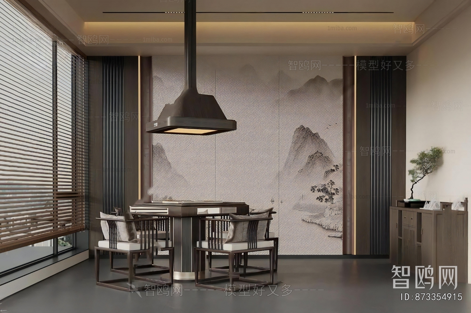 New Chinese Style Chess And Card Room