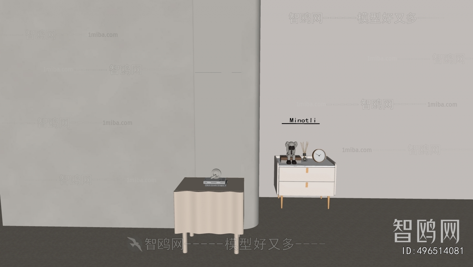 Modern Bedside Cupboard