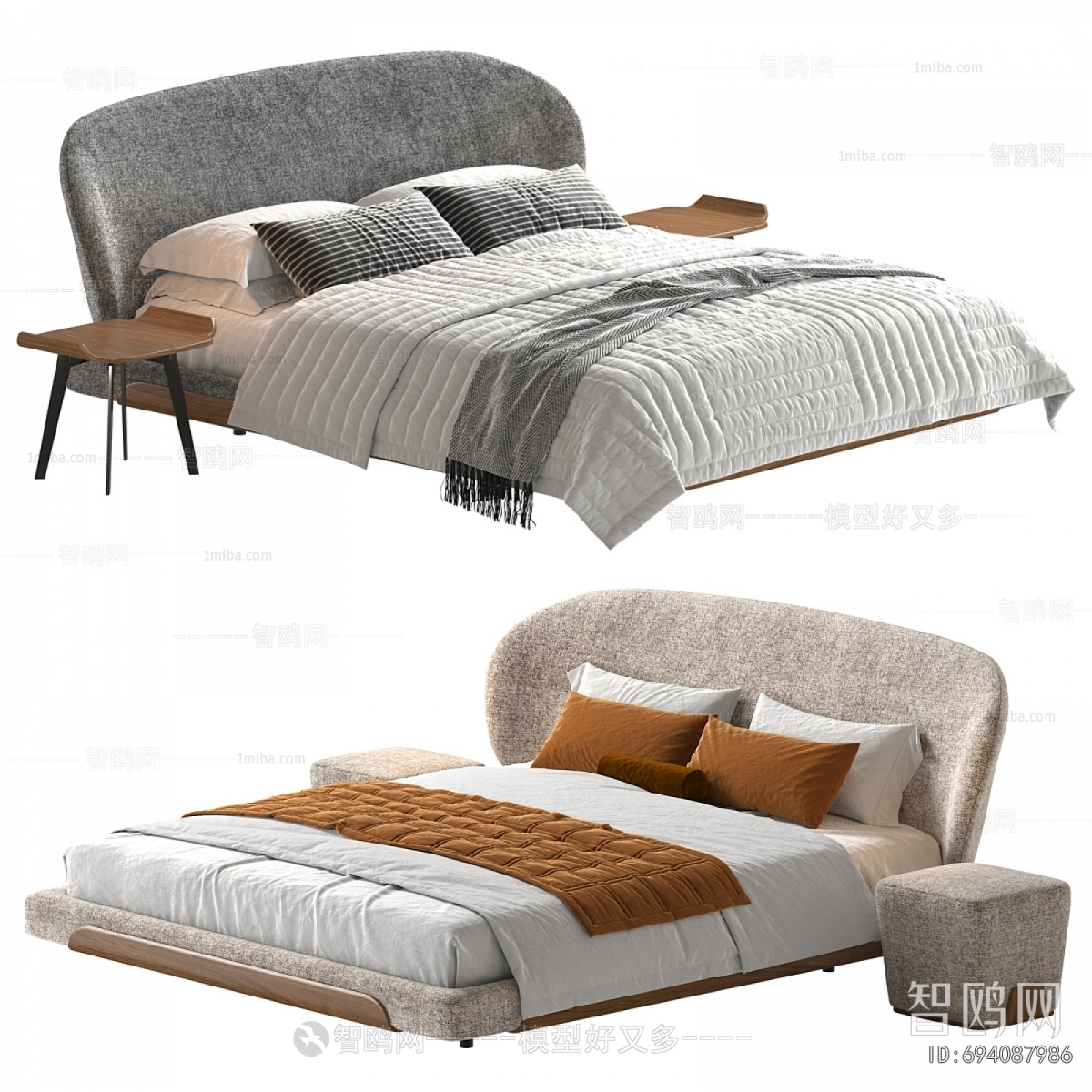 Modern Double Bed