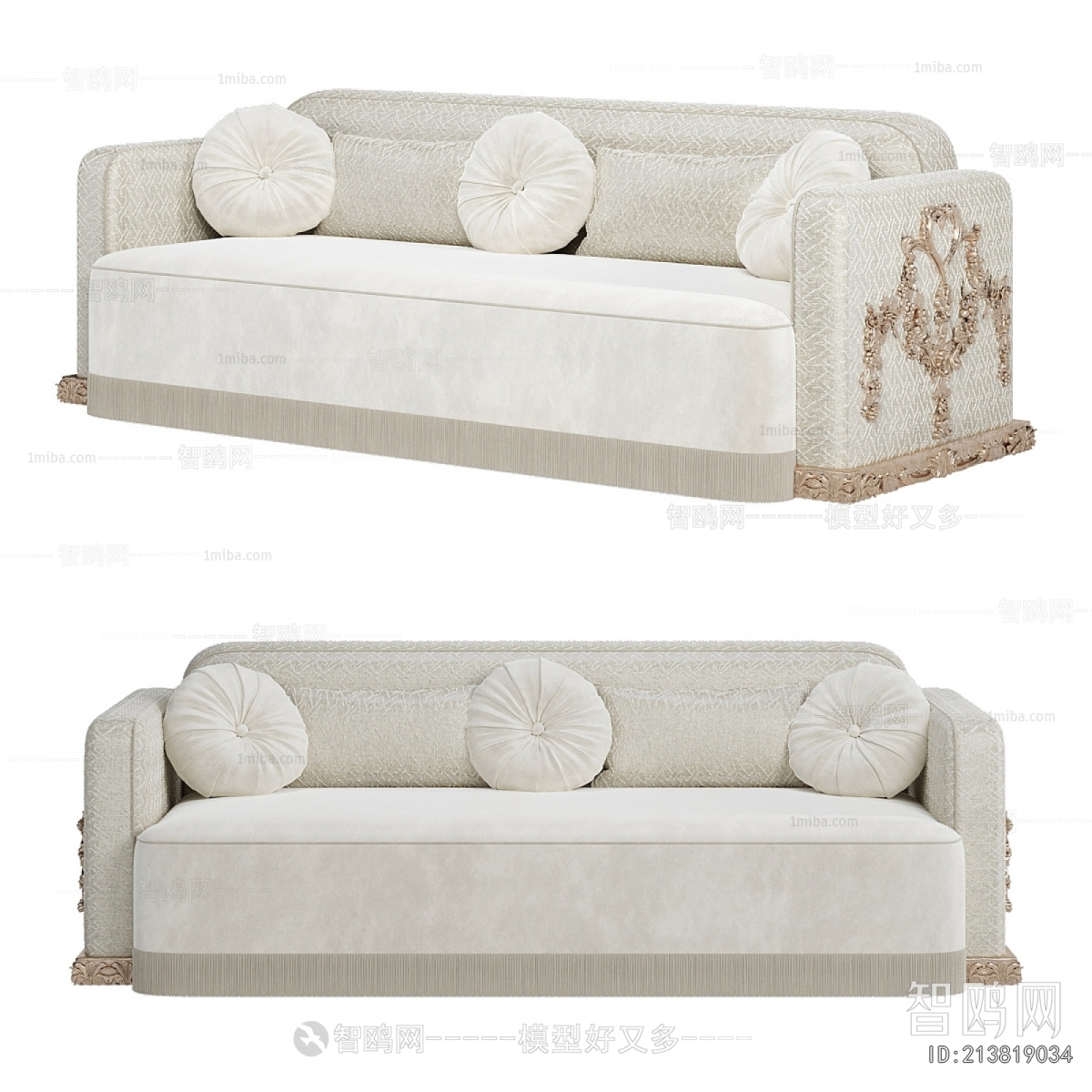 Modern Three-seat Sofa