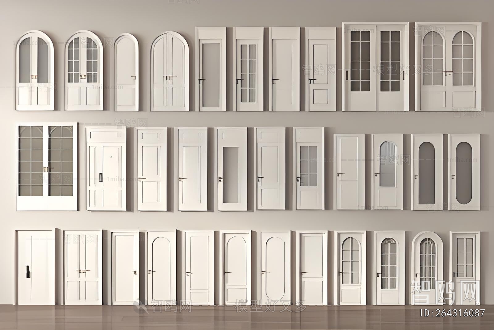 French Style Single Door