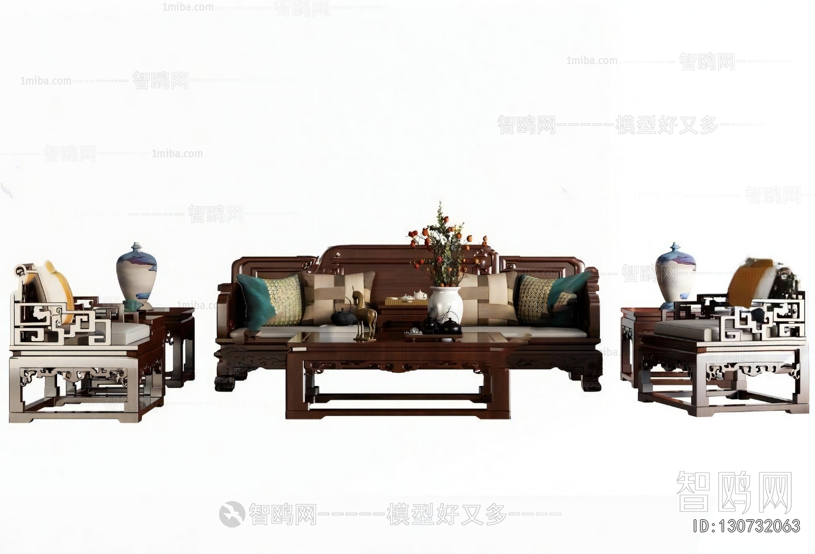 Chinese Style Sofa Combination