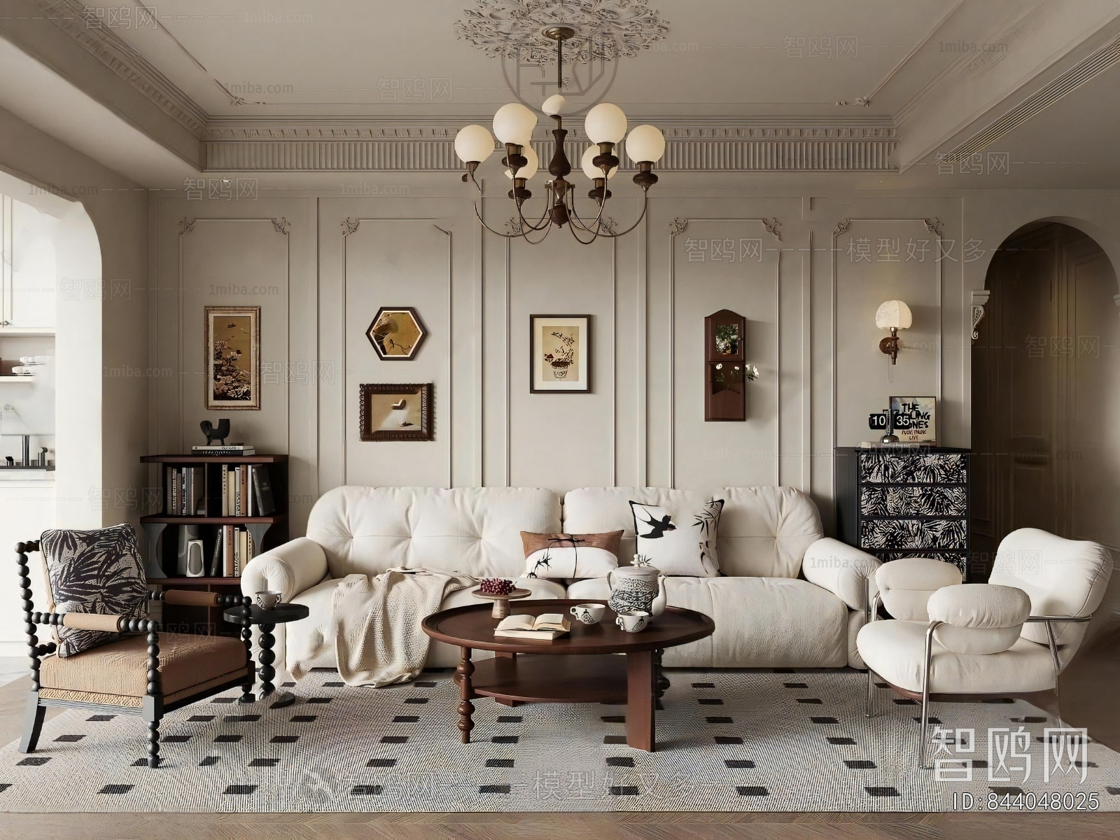 French Style A Living Room