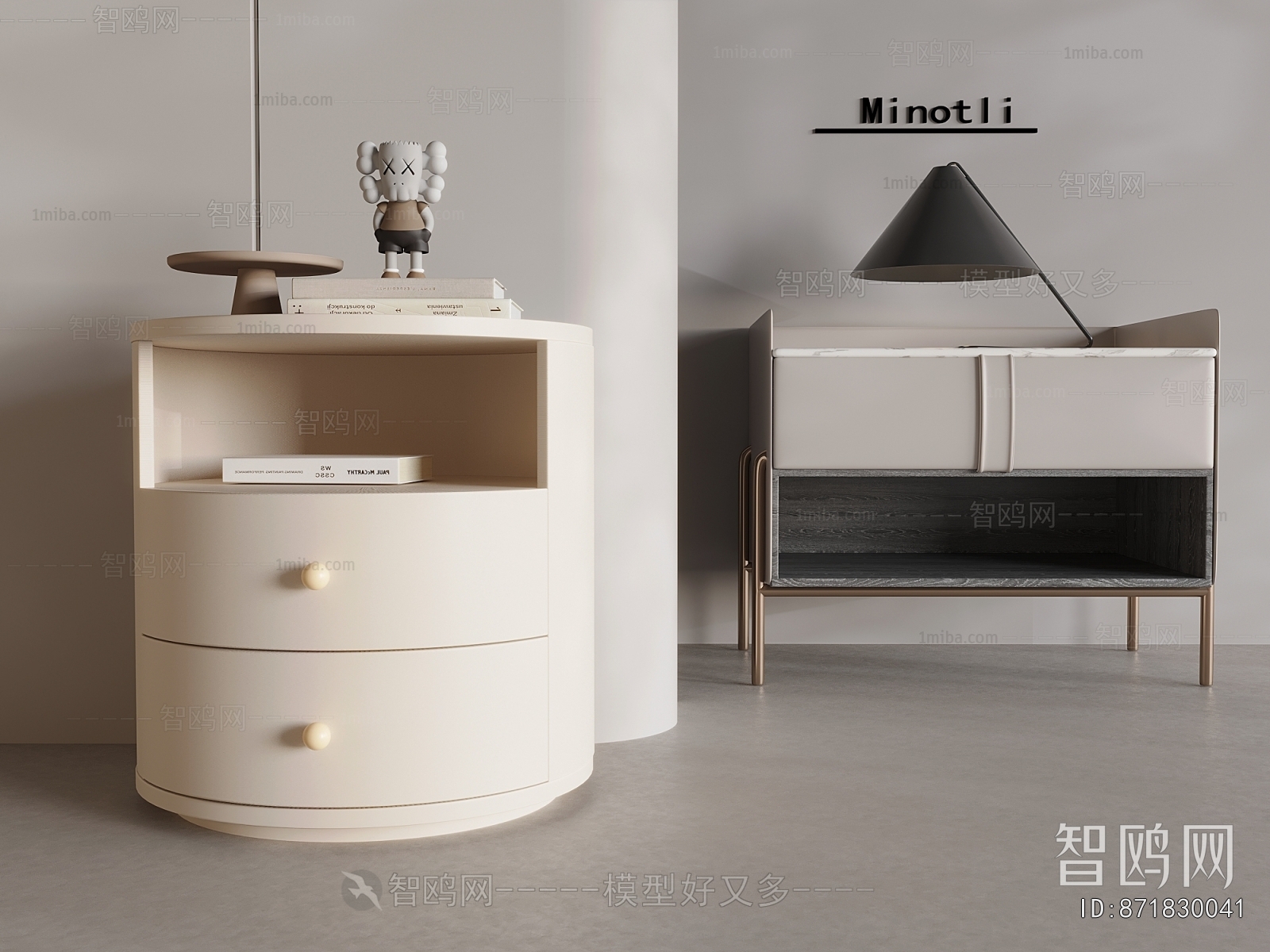 Modern Bedside Cupboard