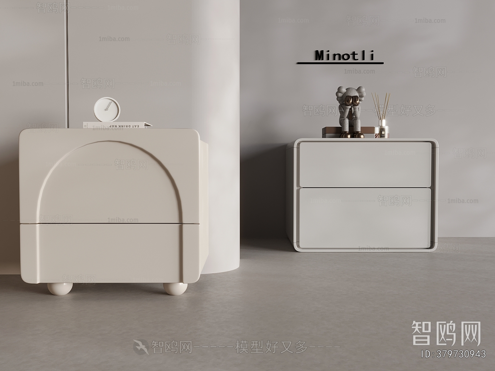 Modern Bedside Cupboard