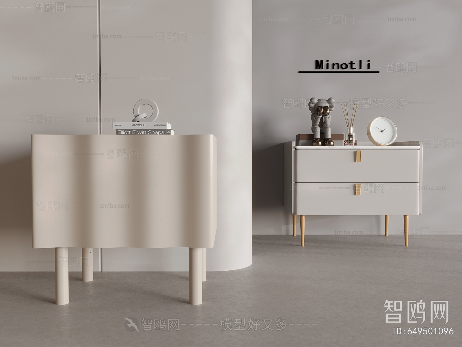 Modern Bedside Cupboard