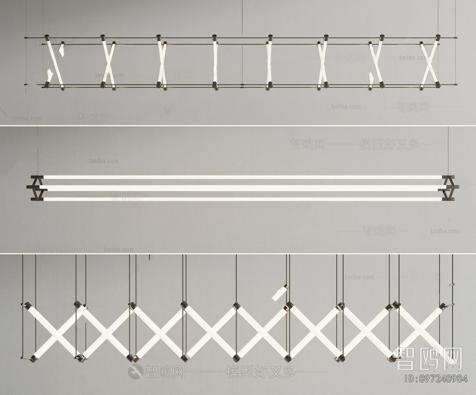 Modern Long Chandelier