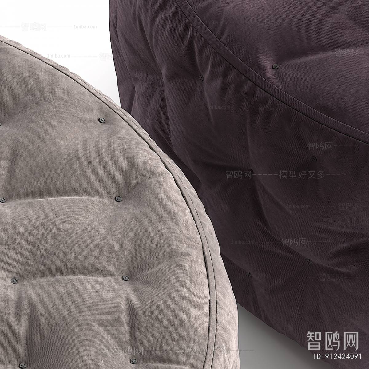 Simple European Style Sofa Stool