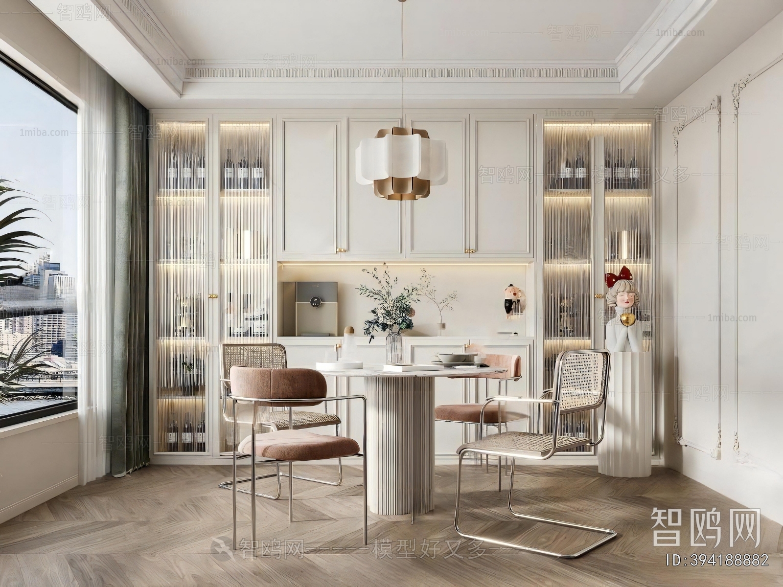 French Style Study Space