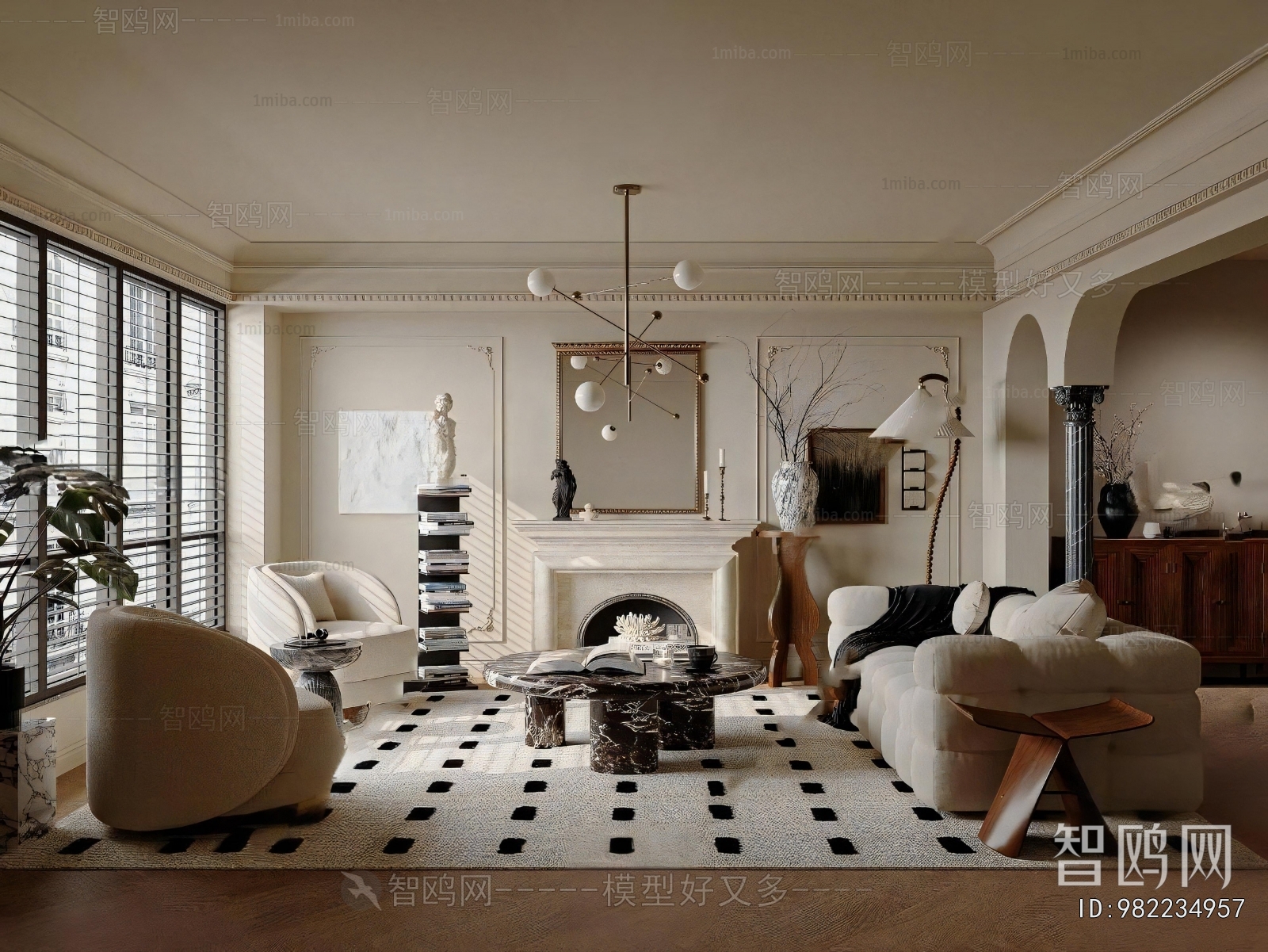 French Style A Living Room