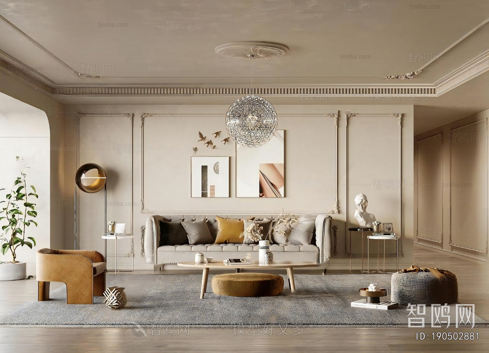 French Style A Living Room