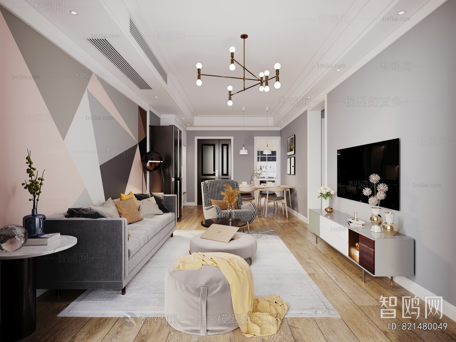 Nordic Style A Living Room