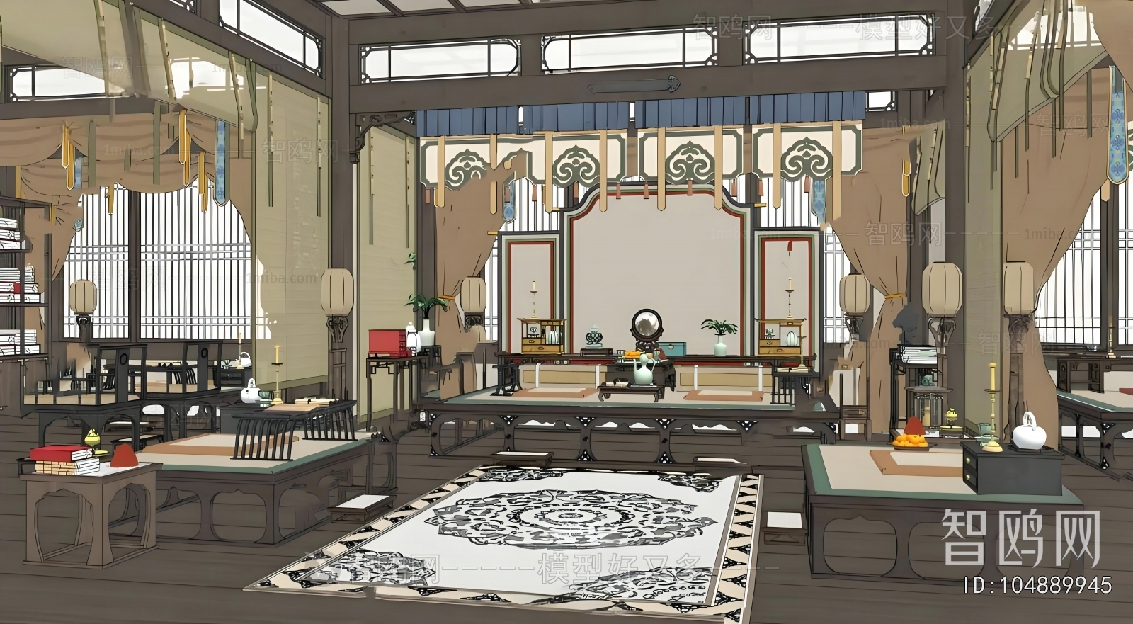 Chinese Style A Living Room