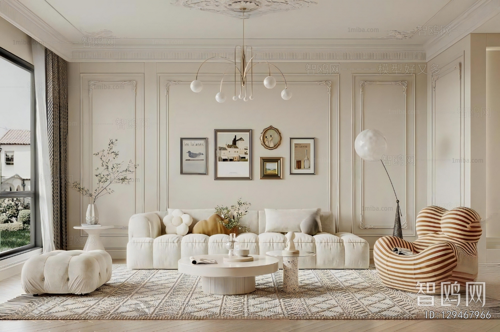 French Style A Living Room